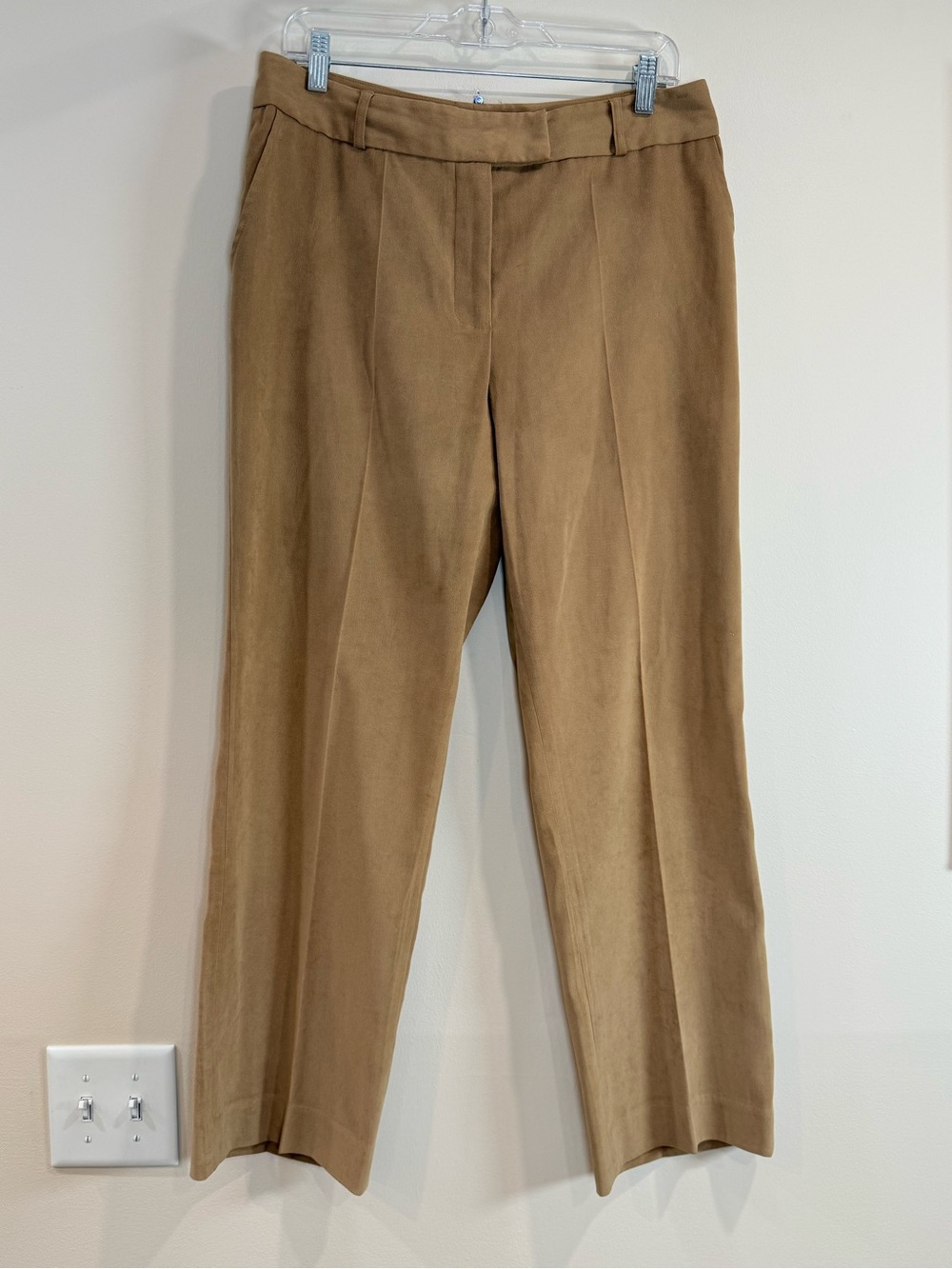 🔥J McLaughlin Women’s Classic Dress Pants in Light Brown Size 12 EUC🔥